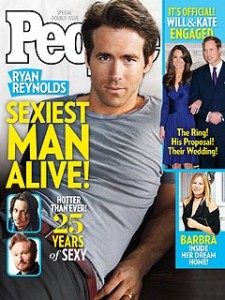 Sexiest man alive, People Magazin, 2010, Ryan Reynolds