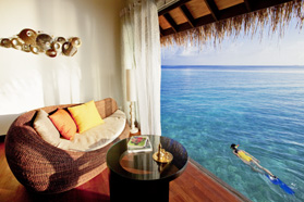 Water Bungalow Ausblick