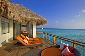 Water Bungalow Terasse