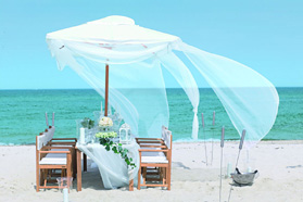 Feier am Strand