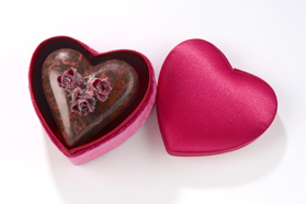 Pralinenbox rotes Herz