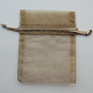 Organzasäckchen khaki