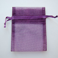 Organzasäckchen violett