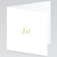 Hochzeitskarten "Ja!"